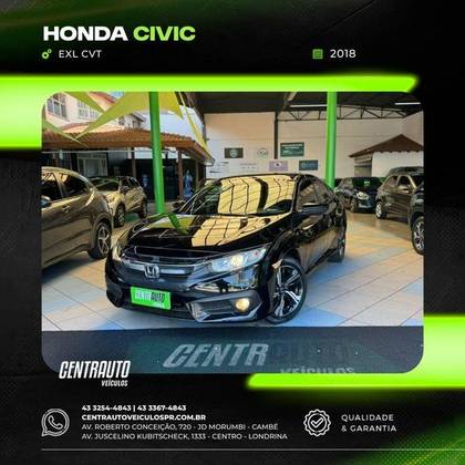 HONDA CIVIC 2.0 16V FLEXONE EXL 4P CVT
